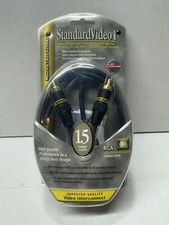 Monster B 5 Foot SV1/100-1.5 M Composite Video RCA Audio Cable Kit AV Receiver