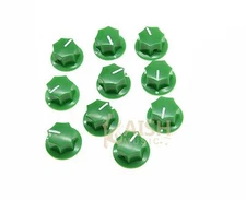 10x Guitar 1/4" Mini MXR Style AMP Knobs Effect Pedal Knob w/ Set Green