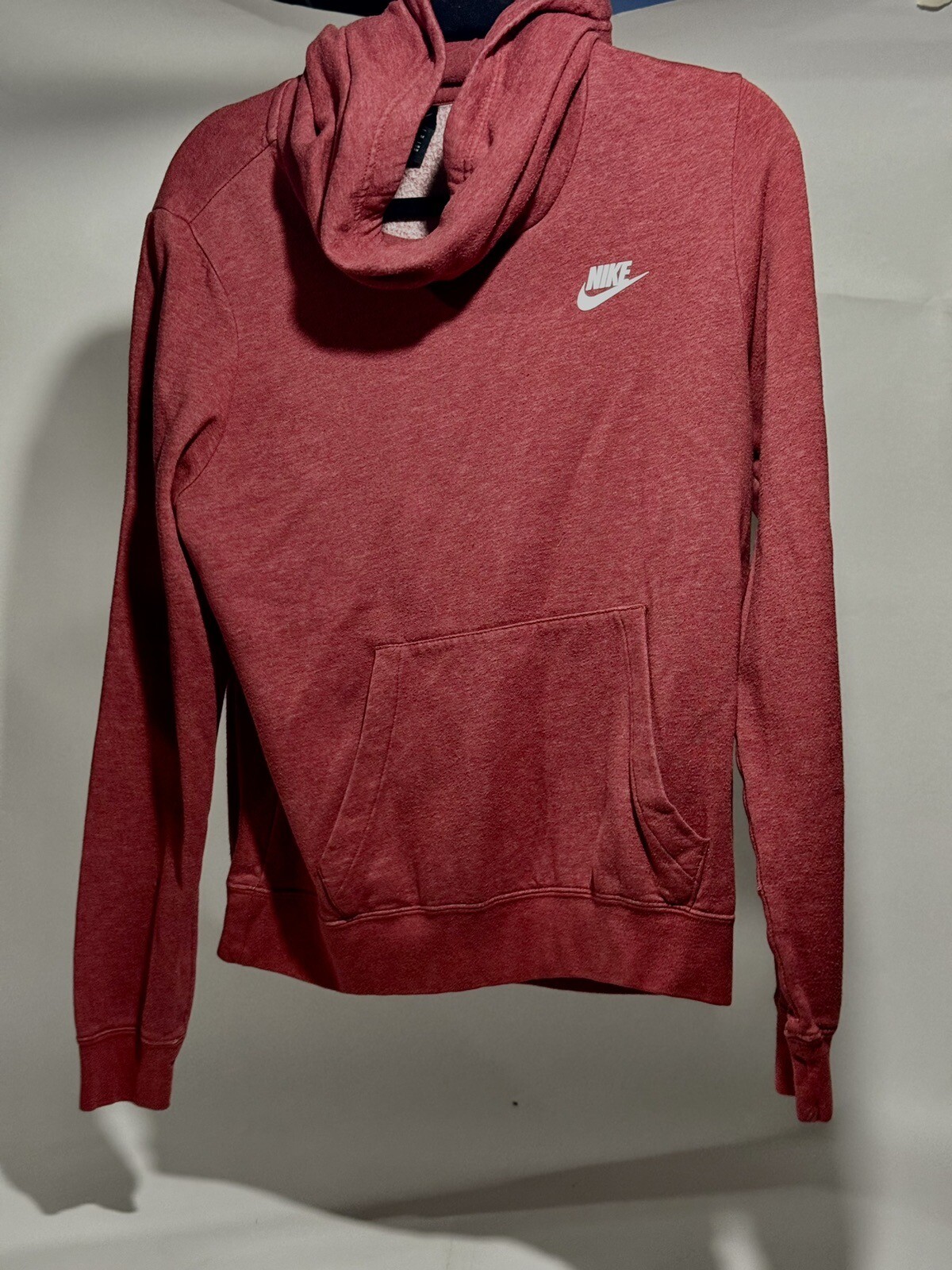SACAI X NIKE Nike maglione donna rosso medio con cappuccio giacca felpa collo alto