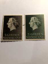 PAYS BAS  2 TIMBRES POSTE NEUF LUXE ** N° 631 A ET 631 B DE 1955