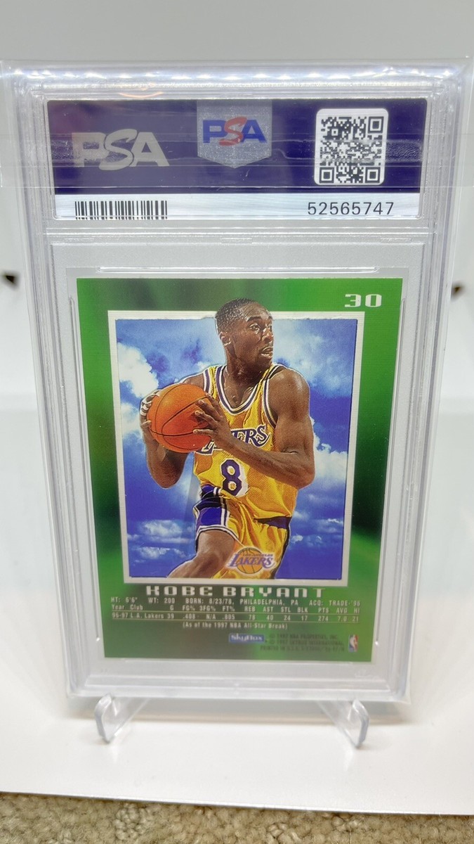 1996 Skybox EX2000 #30 Kobe Bryant Rookie Card RC PSA 8 RARE this