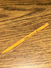 VINTAGE 1980’s YELLOW PENCIL SCRIPTO  5 5/8”LONG MECHANICAL WORKING 0.7mm