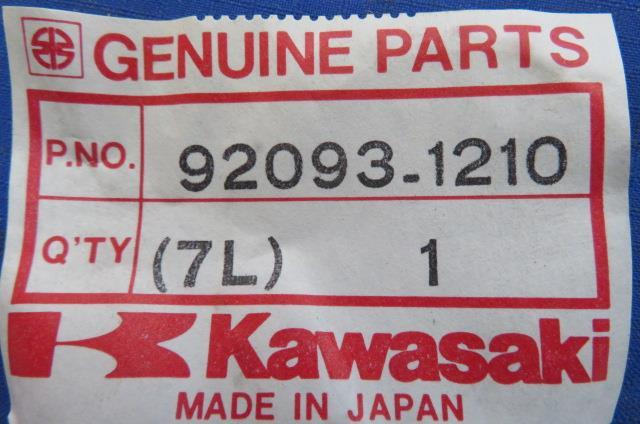 NOS Kawasaki # 92093-1210 FORK SEAL, ZX1000 1986-87 - See