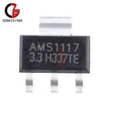 50Pcs AMS1117 LM1117 5V 1A SOT-223 Voltage Regulator