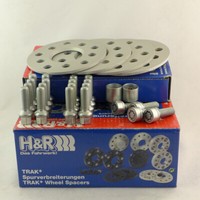 H&R Spurverbreiterung 10/16Mm Silber FüR A3 TT Ibiza Leon Skoda Golf Passat Polo