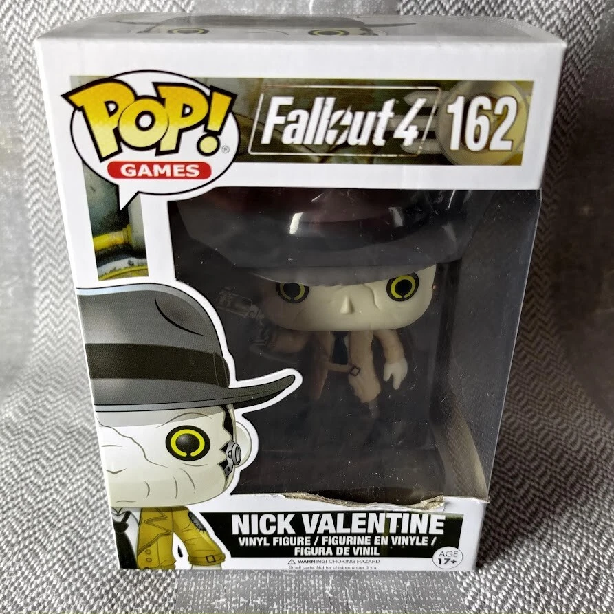 Nick Valentine Fallout 4 Funko Pop 162 Vinyl Figure VAULTED
