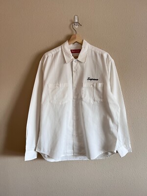 Supreme American Psycho Button Down Work Shirt - Size Medium