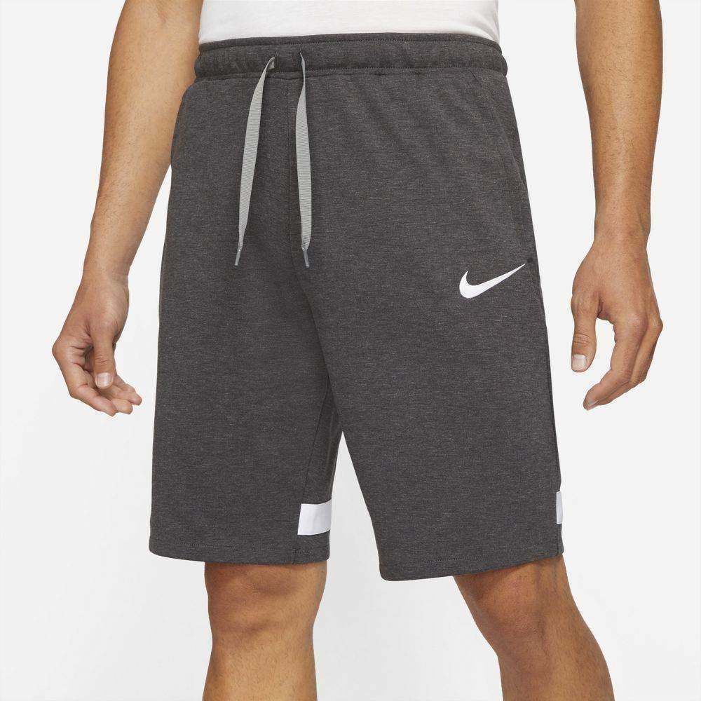 NEW Nike Men's Strike 21 Fleece Dri-FIT Soccer Shorts Grey CW6521