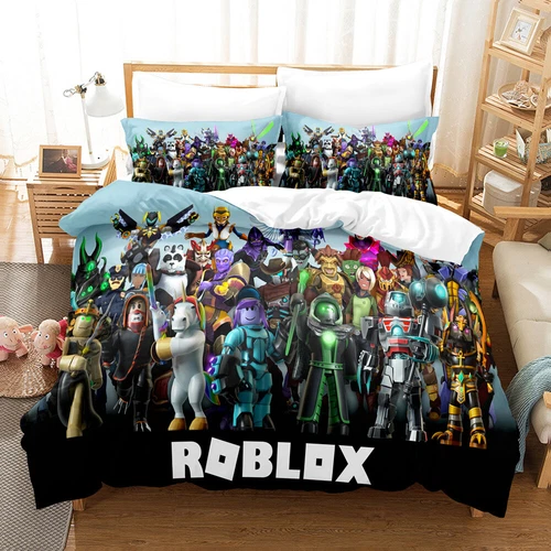 ROBLOX Set Copripiumino Letto Singolo Matrimoniale King Size + Set Federe RegaloUK - Foto 9 di 21