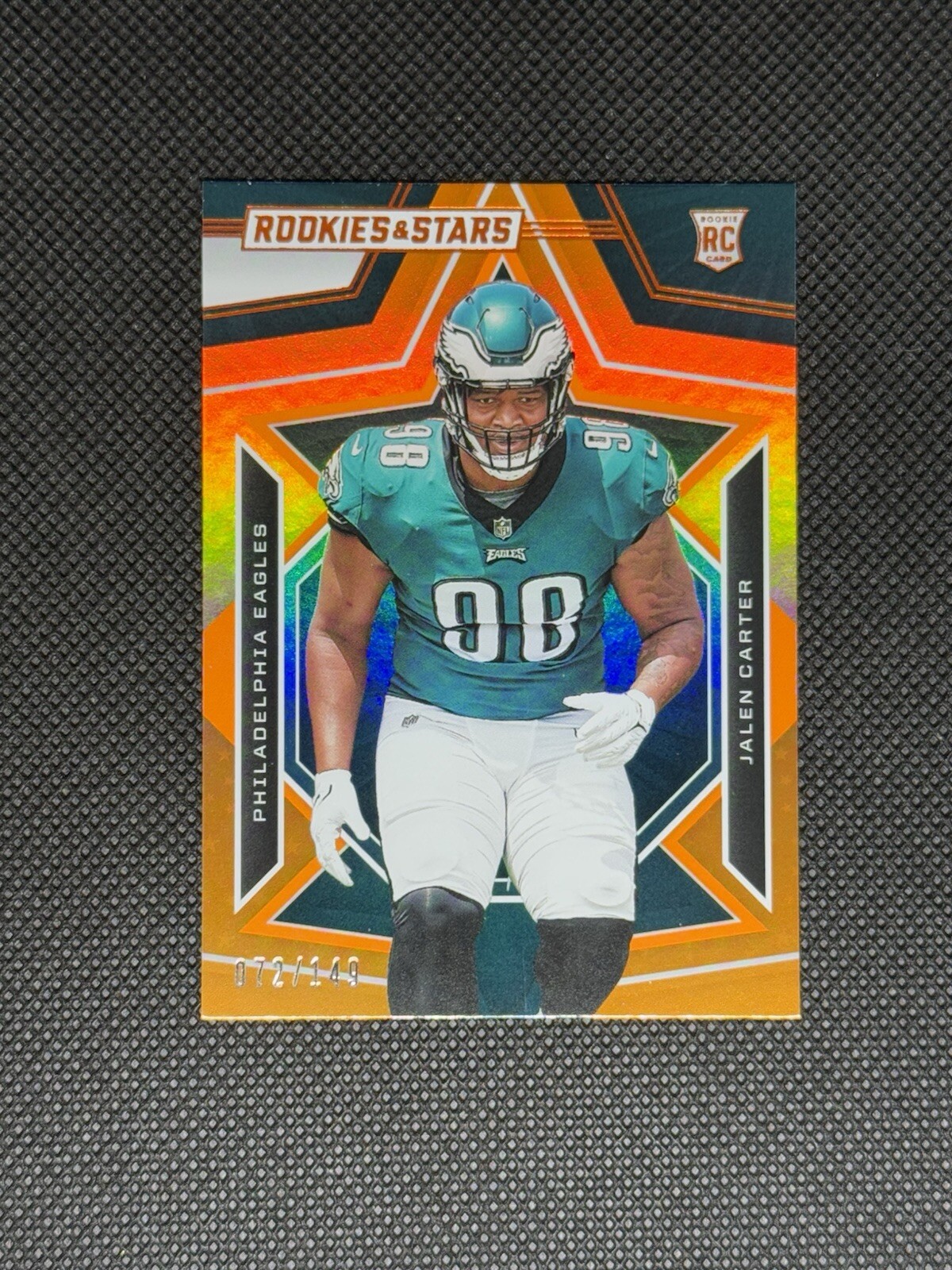 2023 Panini Rookies & Stars - Rookies Orange #148 Jalen Carter /149 (RC)