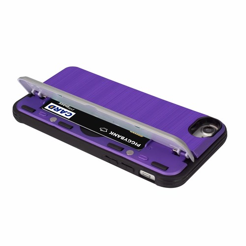Funda protectora híbrida a prueba de golpes con ranura para tarjetas con soporte para tarjetas para iPhone 6s 7/8 7Plus - Imagen 46 de 58