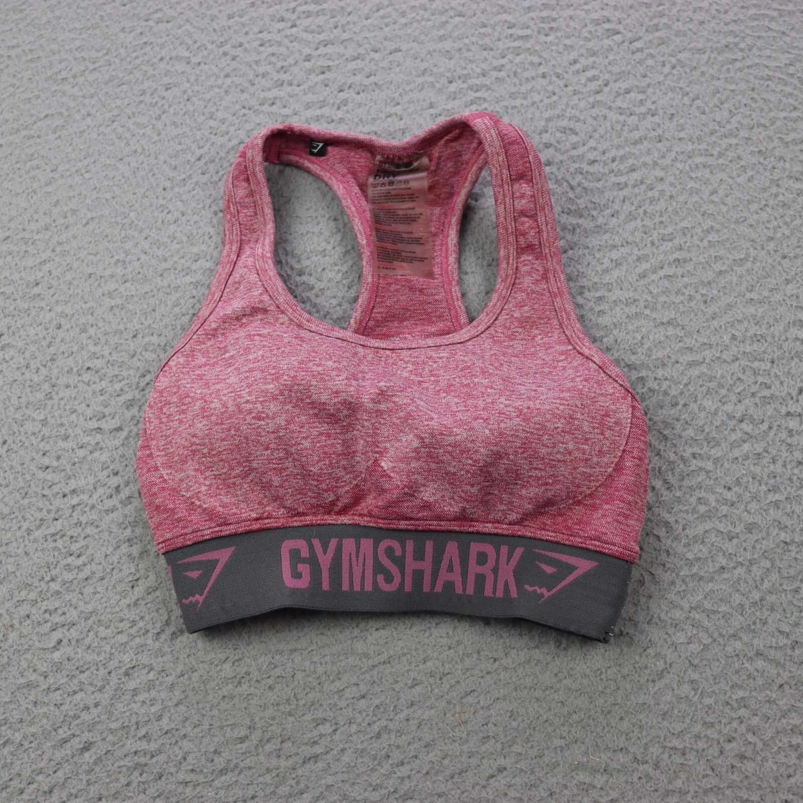 gymshark sports flex racerback seamless athletic tank-bra