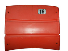 Candlestick Park Stadium seat back #16 Joe Montana  San Francisco 49ers Orange