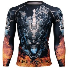 [FX-120] BTOPERFORM Compression Skin Tight Base layer Rash guard MMA Training