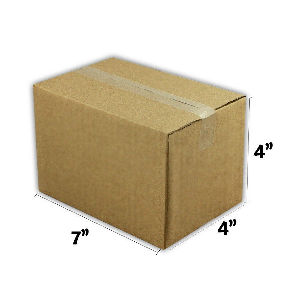 39 7x4x4 Brown Cardboard Packing Mailing Shipping Corrugated Boxes eBay