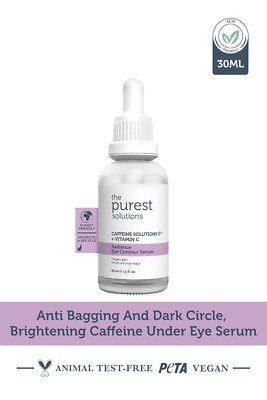 The Purest Solutions Radiance Eye Contour Serum (Caffeine Solutions 5%+Vitamin c