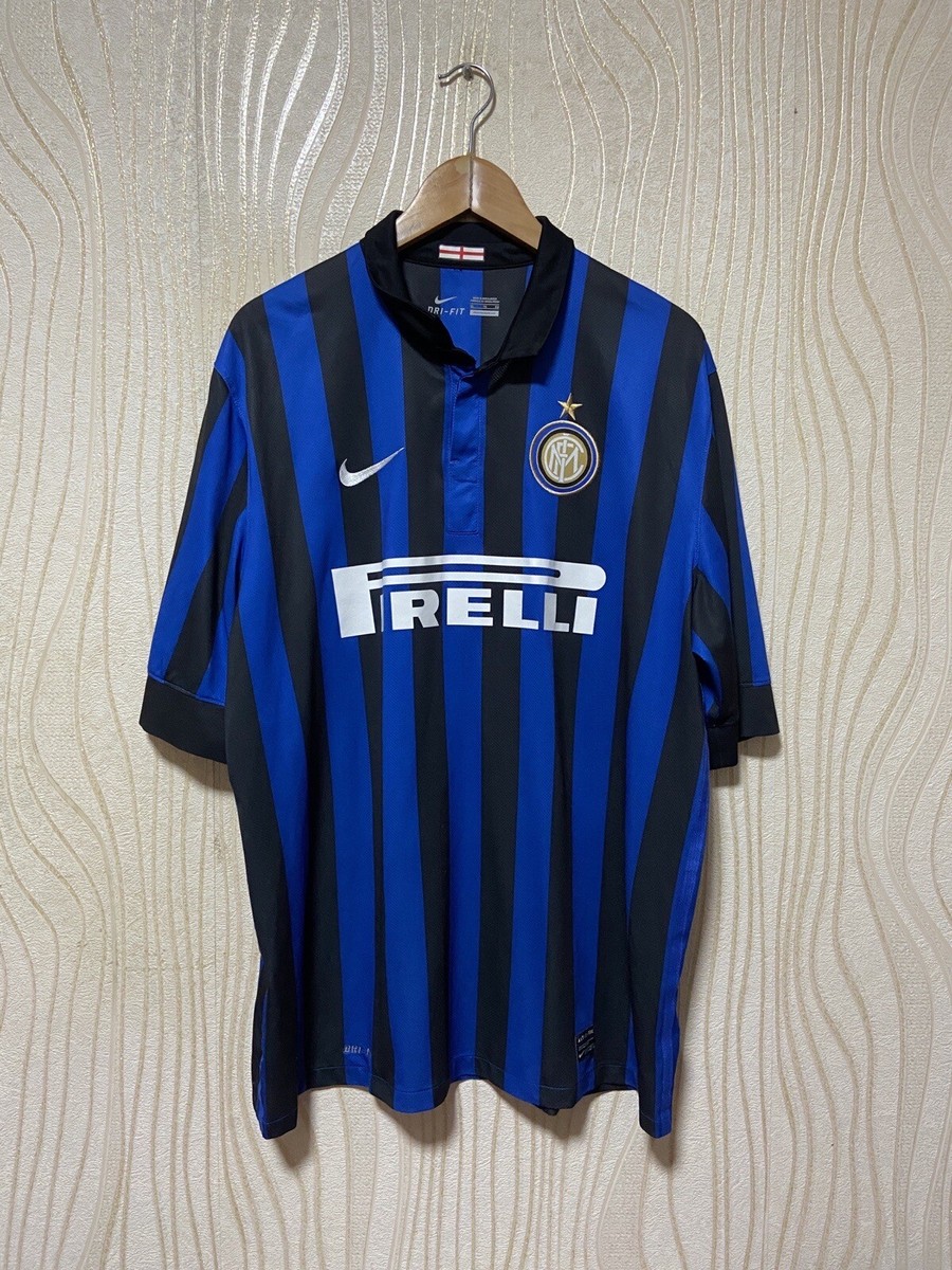 INTER MILAN 2011 2012 HOME FOOTBALL SHIRT SOCCER JERSEY NIKE