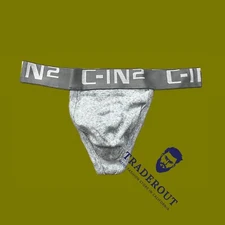 C-IN2 men heather grey core cotton classic Thong G-string underwear S M L XL 2XL