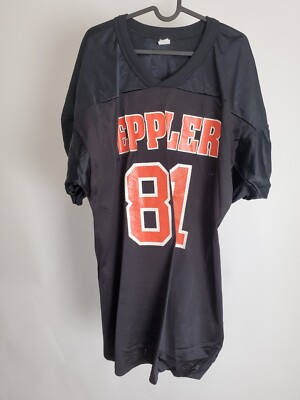 VTG Eppler Morisset #81 Men Sport Jersey Black USA Made Size XL