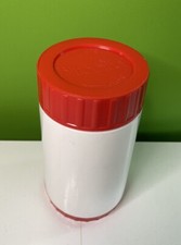 Vintage 1980s Big Mouth Drink / Food Flask Bluebird Toys 1981. Red White. New