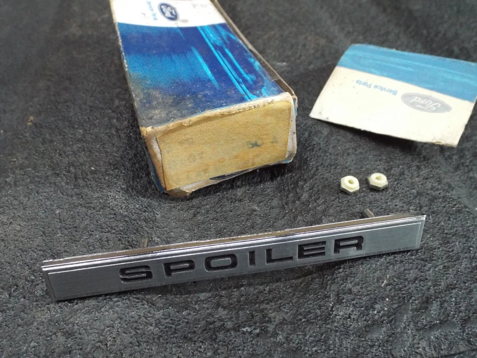 Nuevo de Lote Antiguo Tablero Emblema 1970 1971 Mercury Cyclone Spoiler Gauge Paquete 351 429 CJ 70 71 Foto 3 de 4