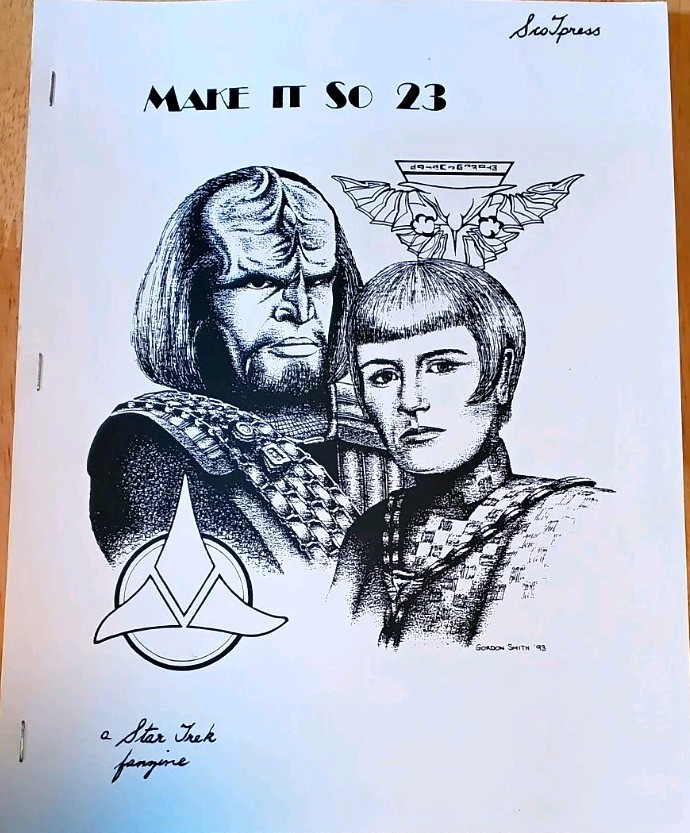 Make It So 23, Star Trek Fanzine. Ft. Michael O'Hare Signed Picture.