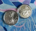 Lot of Two .999 Fine Silver Coins 1 oz Each