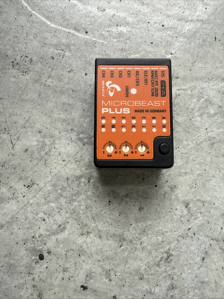 ホビーラジコン MICROBEAST PLUS FLYBARLESS SYSTEM GYRO Sb872ad81947143a4b9ac6b50a6709