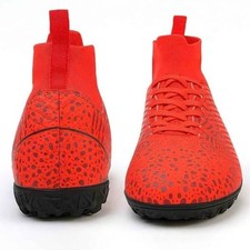 Football Shoes Men's High Top Spike Professional Cleats Football Teen Training