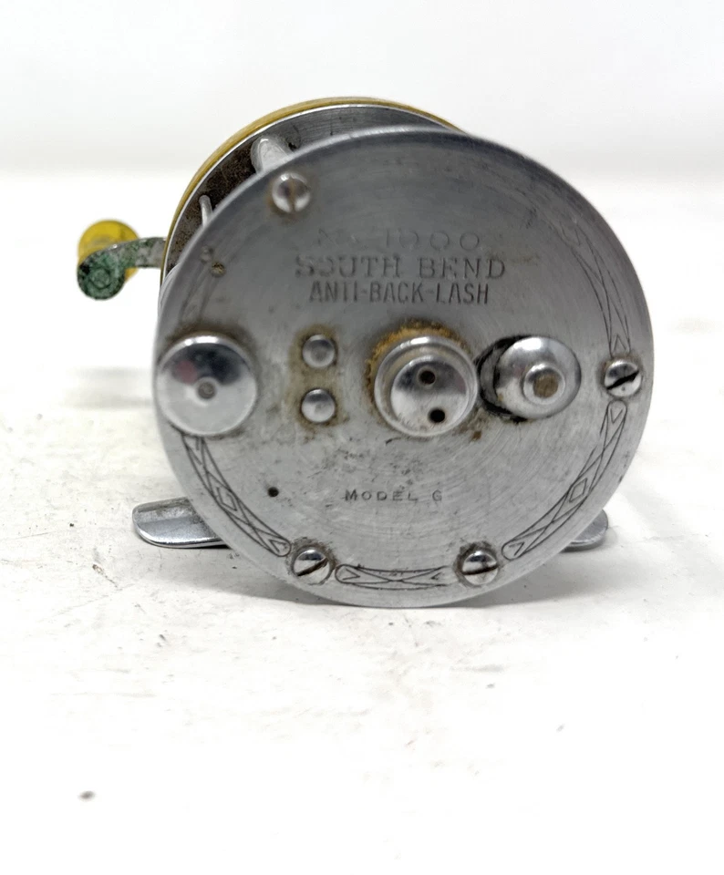 Vintage Very Good Cond. South Bend No 1000 Model G Casting Reel - Image 3 of 3