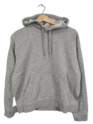 H&M DIVIDED Kapuzensweatshirt Damen Sweat Gr. DE 38 hellgrau Casual-Look