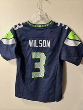 Nike NFL Youth Boys Football Jersey Size Medium 10/12 Russell Wilson 3 Seahawks
