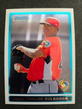 2009 Bowman Baseball CHROME WBC BCW15 Juan Carlos Sulbaran - Netherlands