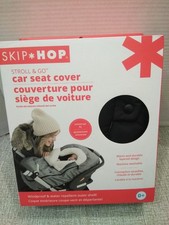NEW Skip Hop Stroll  Go BLACK Car Seat Cover Waterproof Outer Shell 400410