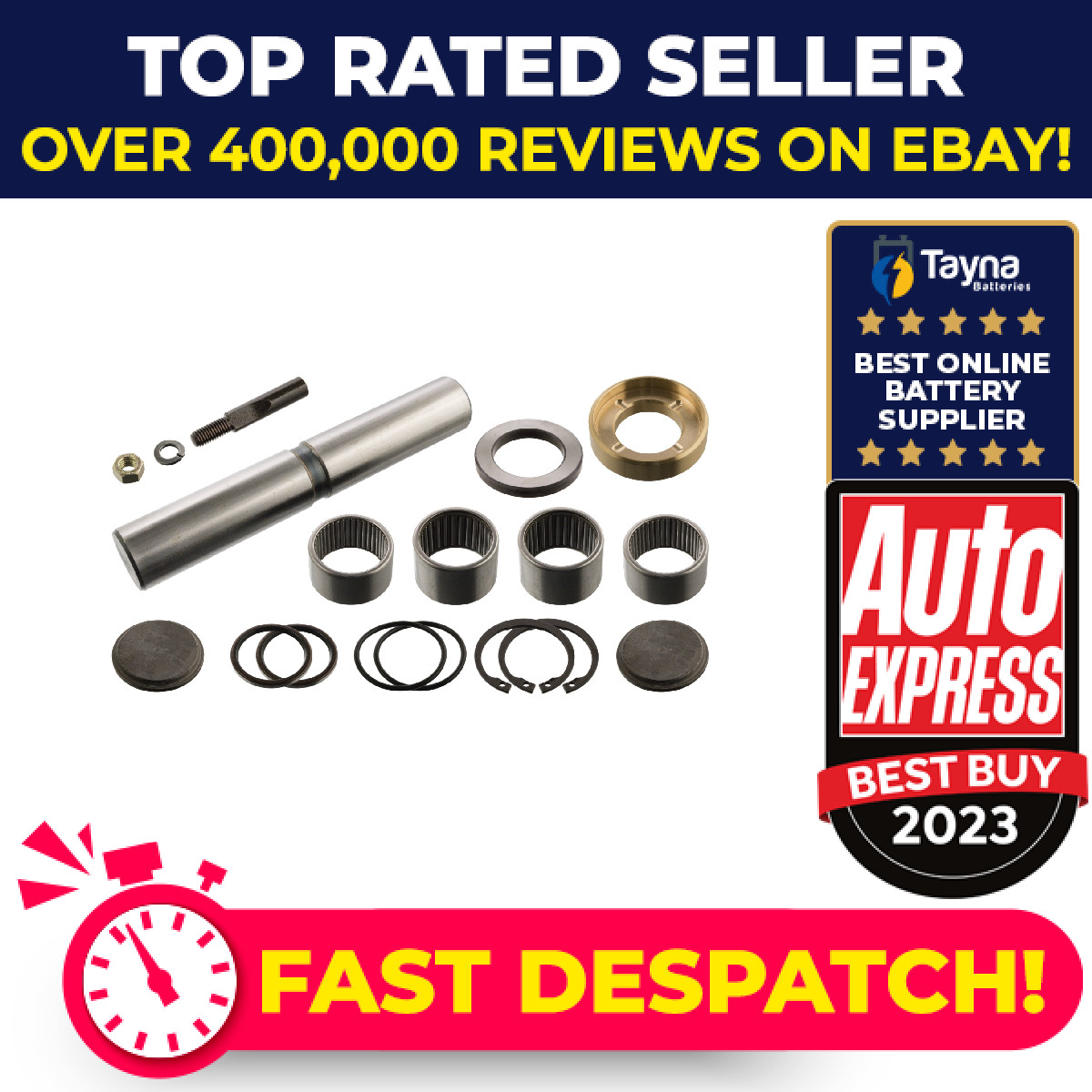 King Pin Kit fits MERCEDES VARIO 670 4.2D 1996 on A6703300119 A6753300119 Febi