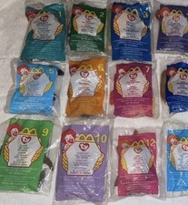 McDonald's Complete Set of 12 Ty Teenie Beanie Babies - 1999 Happy Meal Toys