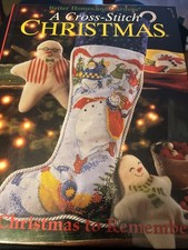 Better Homes and Gardens:A CROSS STITCH CHRISTMAS-Christmas to Remember. Ex . ho