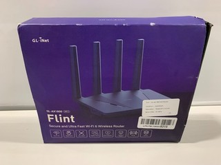 GL.iNet GL AX1800 Flint WiFi 6 Router Dual Band Gigabit Wireless Internet Router
