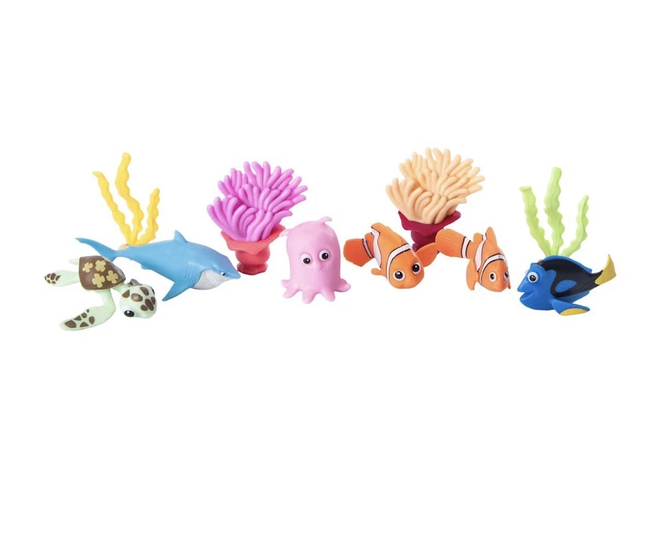 Mini figuras Finding Nemo Disney PIXAR 2024 Critter Crate - Topper para pasteles nuevas Foto 4 de 4