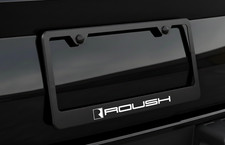 Roush Performance License Plate Frame Black Metal Fits Roush Mustang F150 Roush Performance License Plate Frame Black Metal Fits Roush Mustang F150