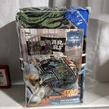 Star Wars FULL Comforter Super Soft Reversible Bedding Polyester Microfiber Fill