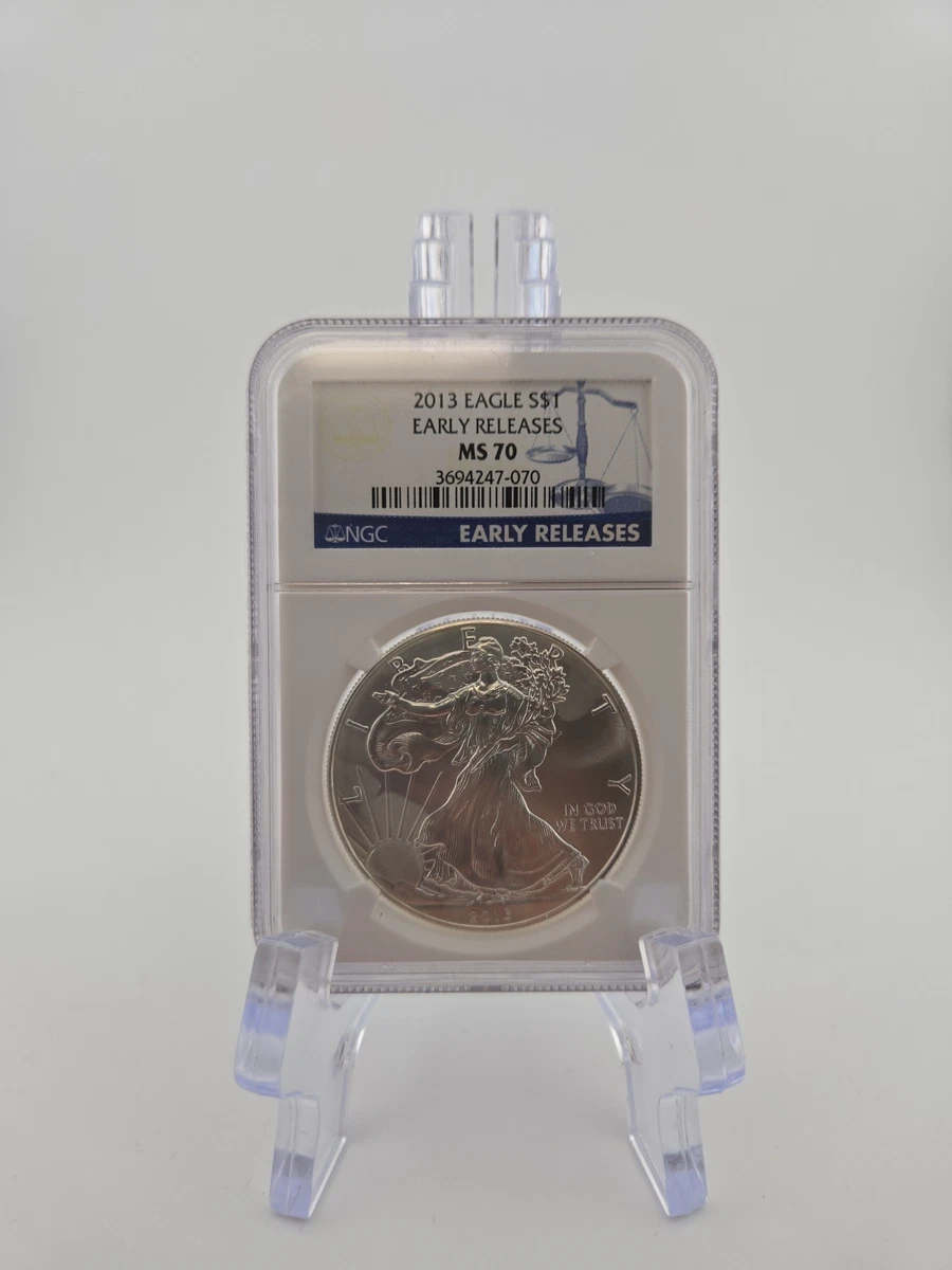American Eagle MS 70 Graded 2013 Silver Bullion Coins for sale | eBay