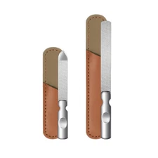 Metal Nail File (2 Pcs), Nail Files for Natural Nails & Toenails, Thick Nails...