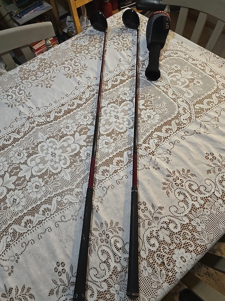 Snake Eyes Fire Forged 3 Wood 15* & 5 Wood 19* Regular Flex Graphite Shaft RH - Image 4 of 4