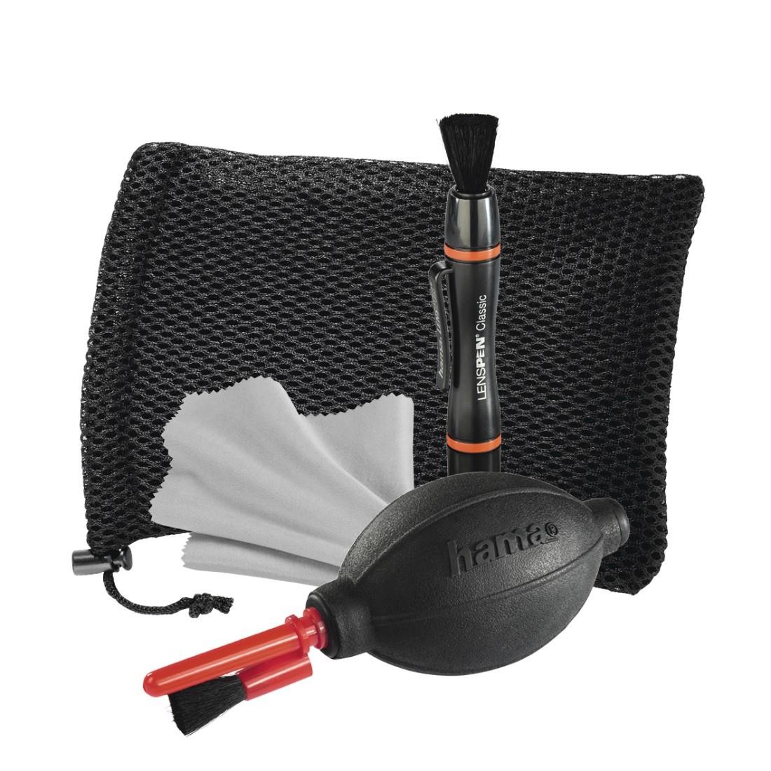 Kit de nettoyage photo Hama pour l'entretien des objectifs en voyage