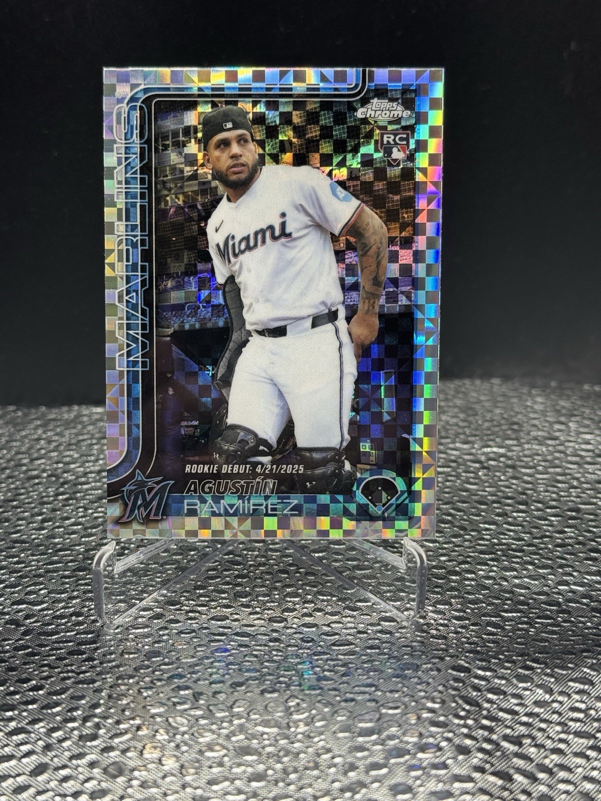 2025 Topps Chrome Update - Agustin Ramirez #USC38 X-Fractor (RC) Marlins -
