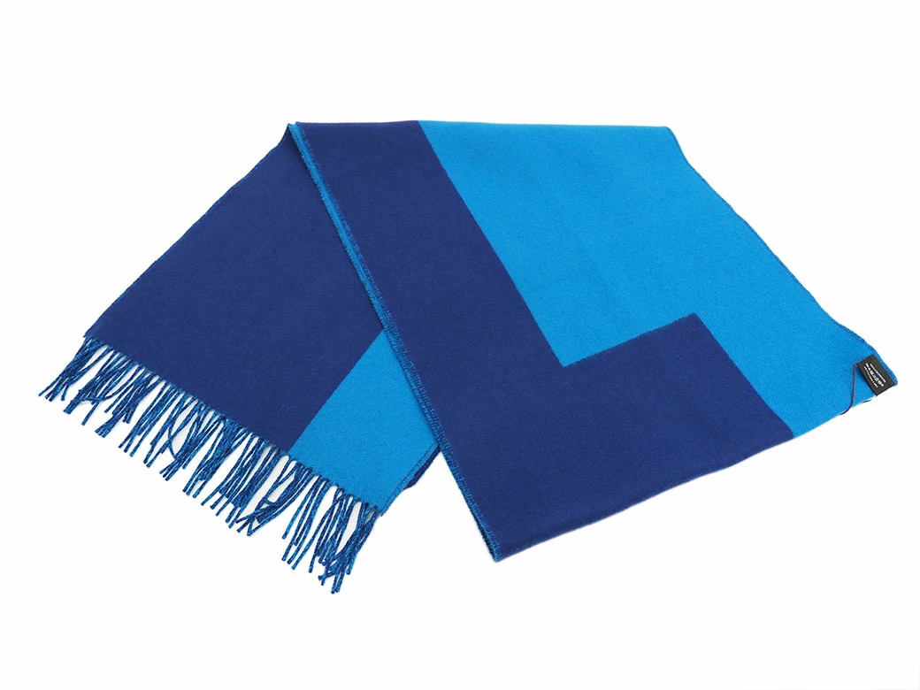 HERMES H259076S Double H Cashmere Scarf Authentic image 2