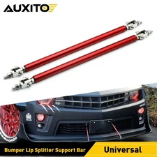 Front Bumper Lip Splitter Support Bar Spoiler Strut Rod Tie Adjustable Universal