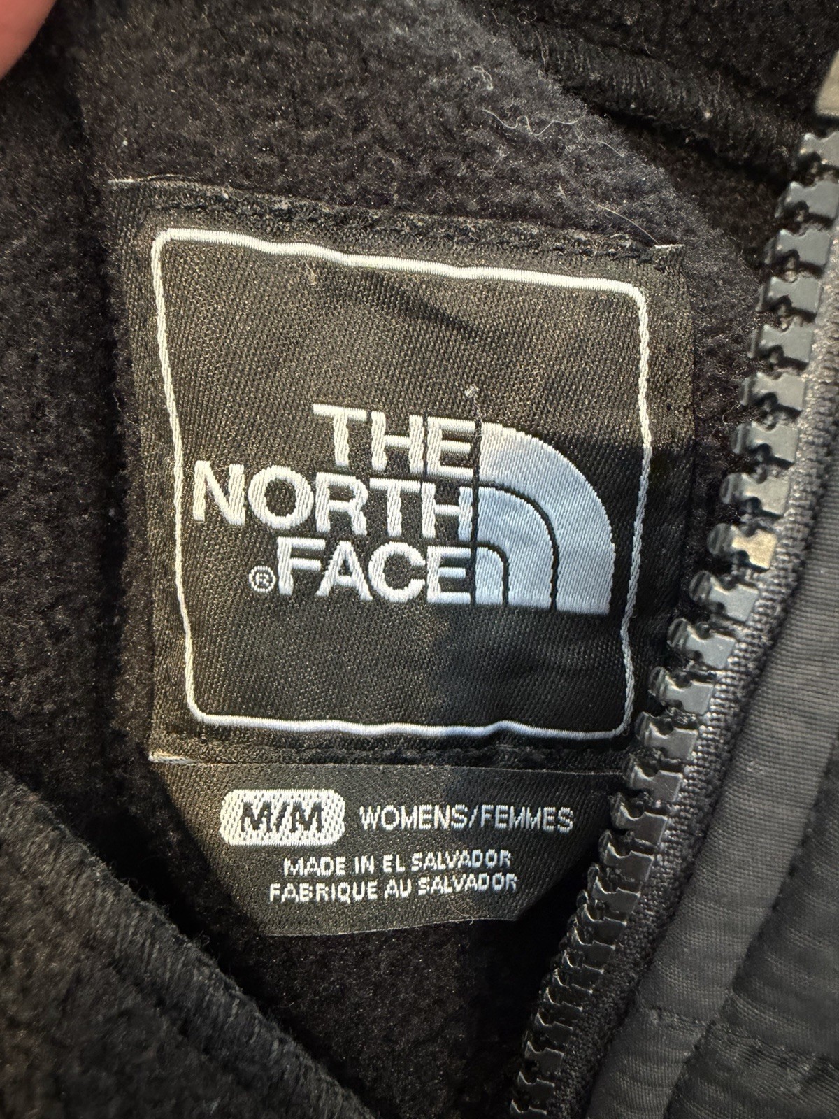 THE NORTH FACE WOMENS TNF DENALI FULL ZIP BLACK FLEECE JACKET Small thumbnail 6