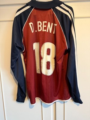 Ipswich Town 2002-2003 D.Bent 18 LS Auswärts Fußball Trikot Größe XL Jungen /61011